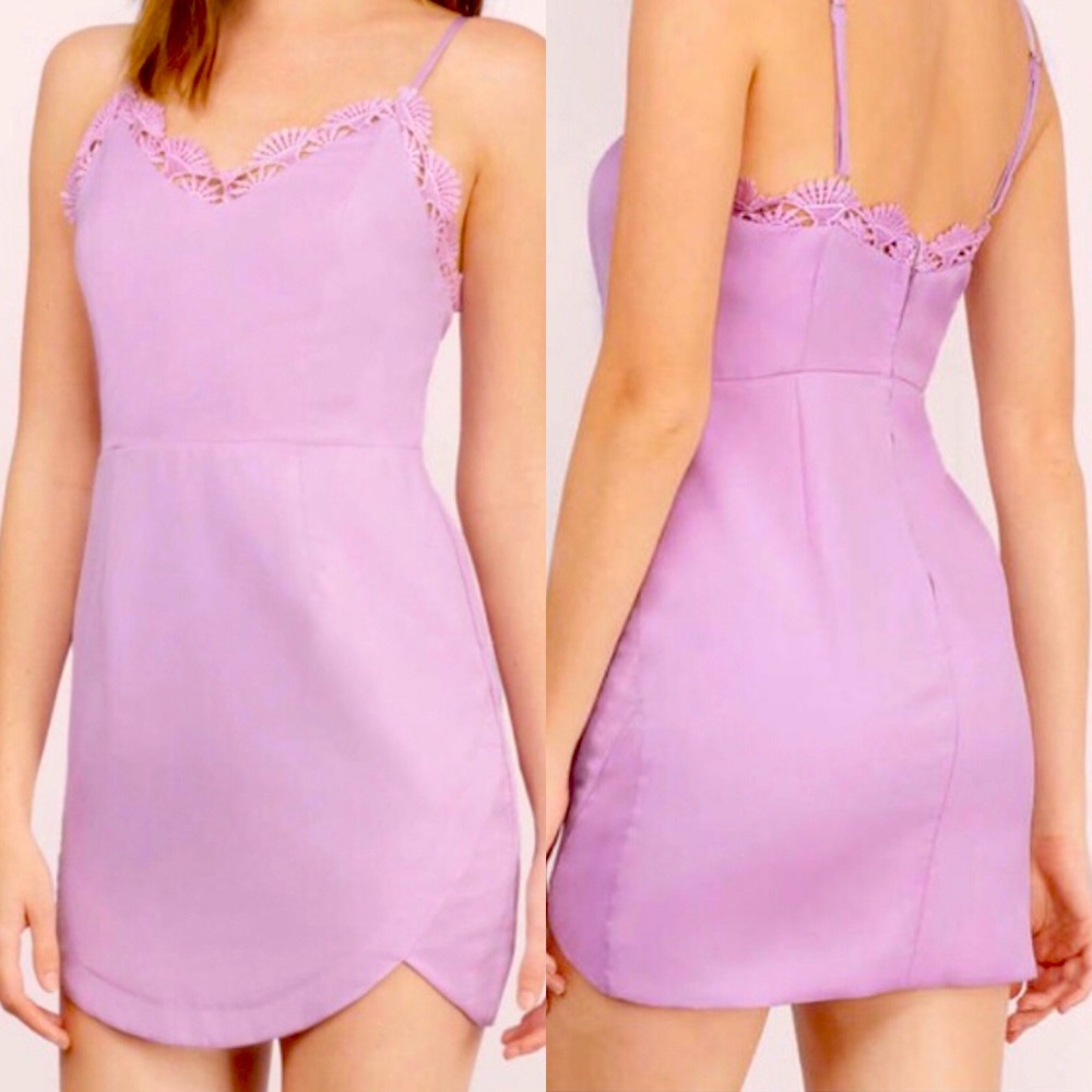 Chic Lavender Summer Dress